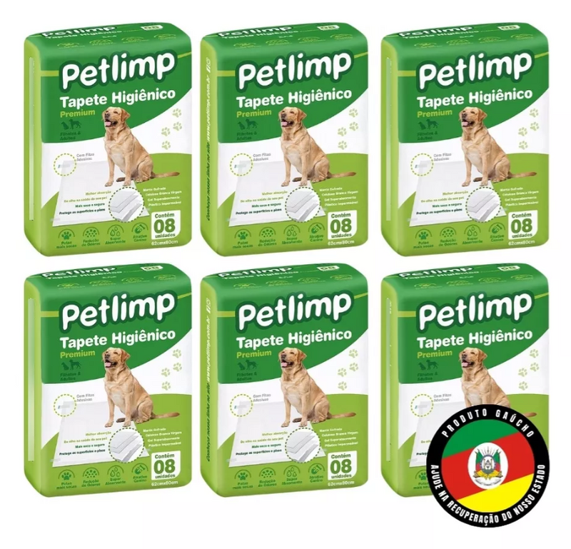 Tapete Higiênico Premium Petlimp – Qualidade e Segurança para Seu Pet!