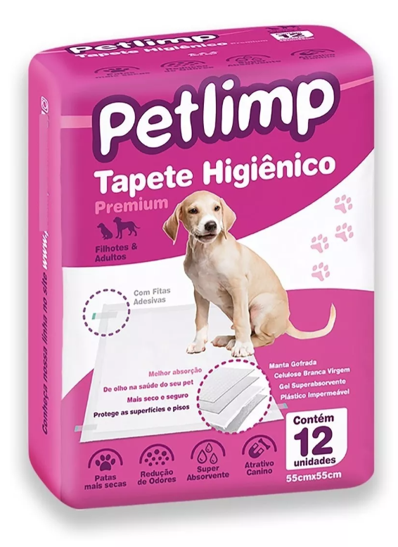 Tapete Higiênico Premium Petlimp – Praticidade e Conforto para Seu Pet!